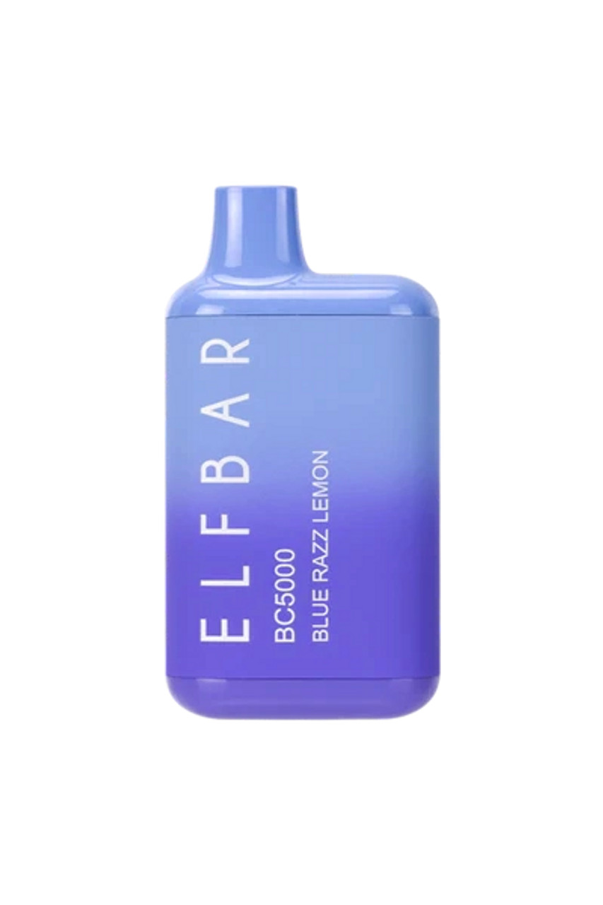 Elf bar bc5000 blue razz lemon disposable pod device 15941