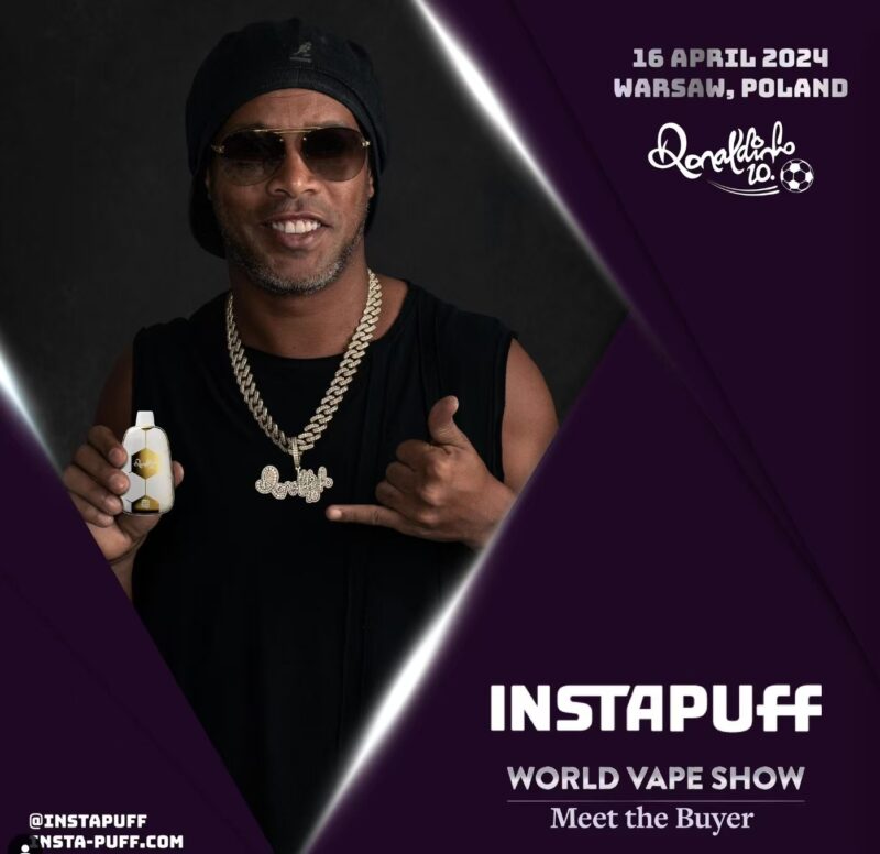 Ronaldinho 10 x insta puff 15000 puffs 18ml ...